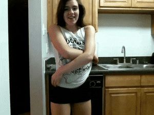 Cute strip GIF