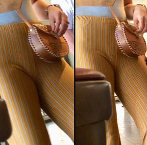 Hot blonde at Starbucks