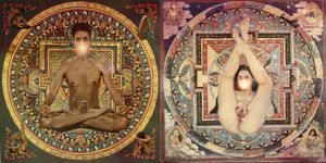Energies of feminine and masculine in a fluid circle