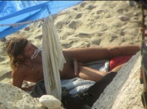 Amateur teen with big dick in the beach