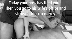 Boss’s wife pays for his mistake with her ass!
