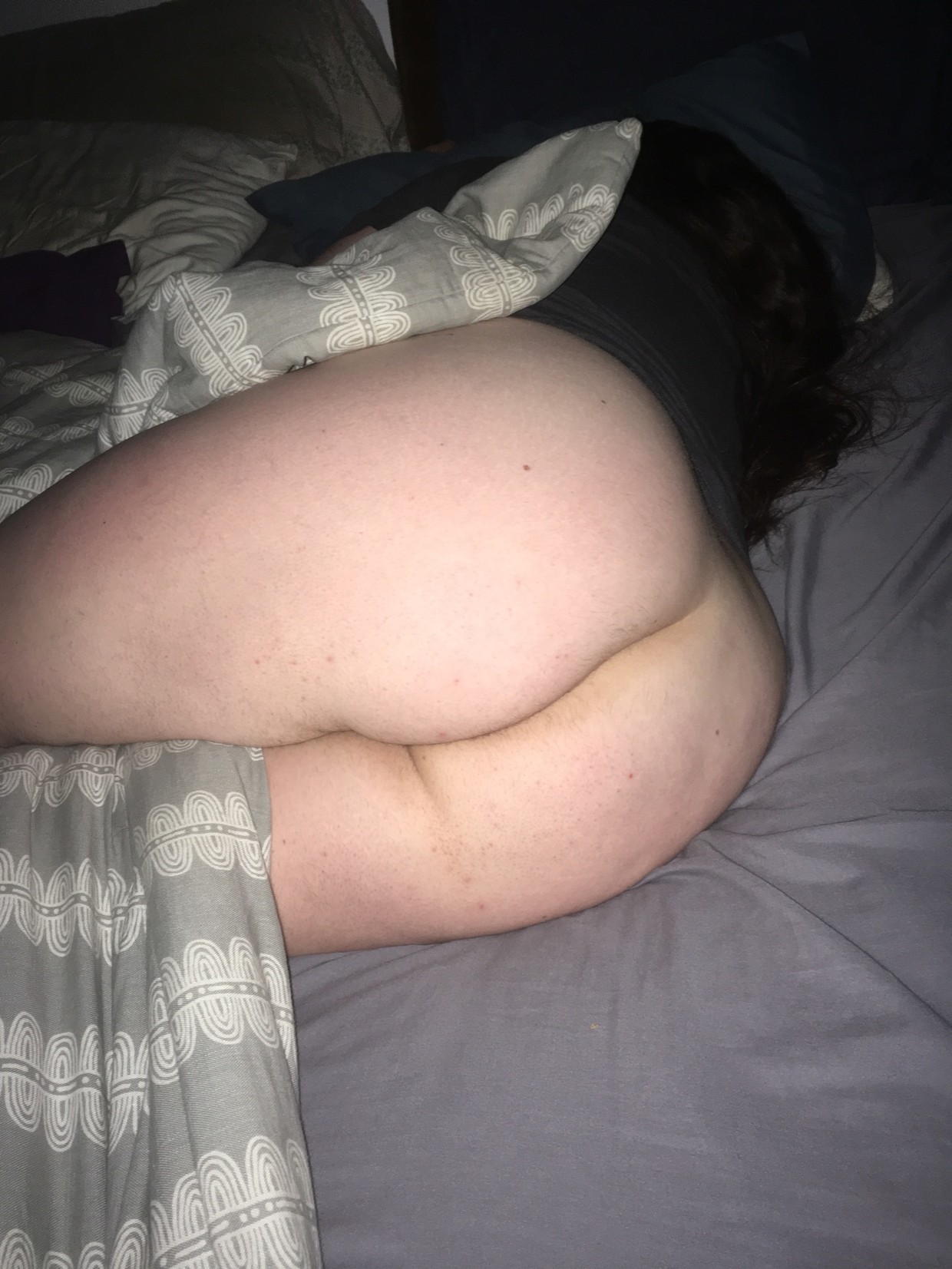 She’s passed out after my buddy and I fucked her for hours