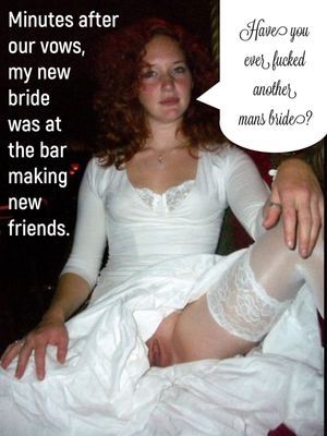 She made a lot of new friends on our wedding night.