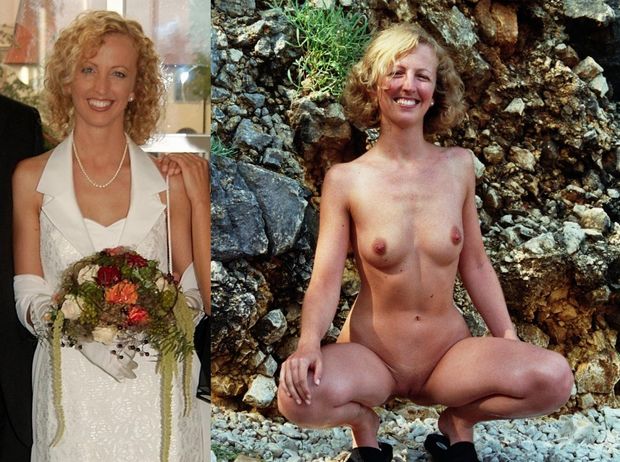 Bride like to pose outdoors