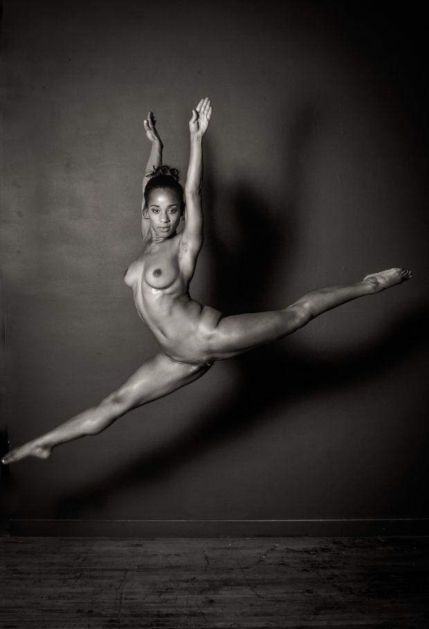 She's dancing naked