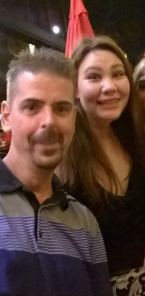 Girlfriend and I just hanging out