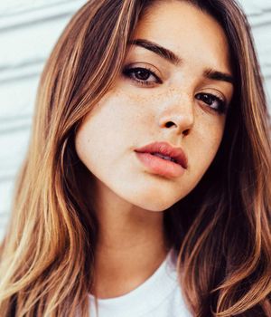 Beautiful Celine Farach kissable lips