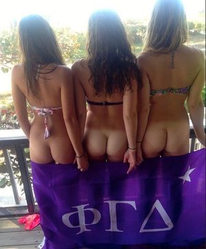 College babes with cute butts