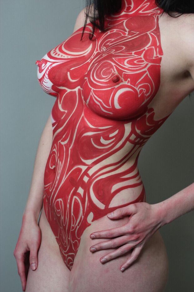 Gorgeous body paint