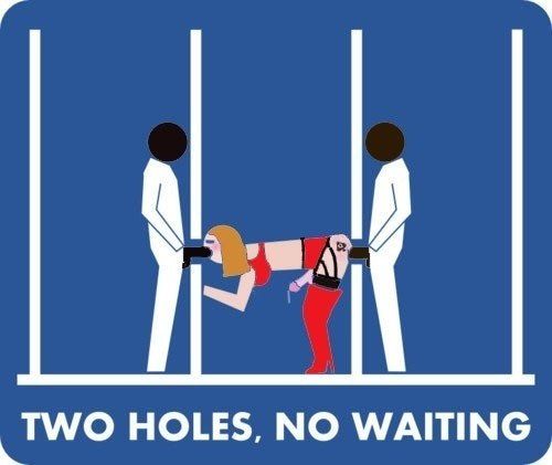 Two Holes, No Waiting