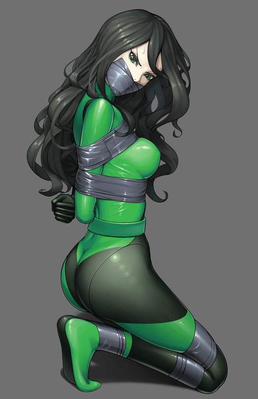 Using a liberal amount of tape to take Shego out once and for all [GBeeee]