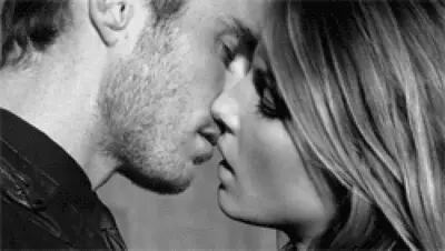Hot couple having passionate make out session