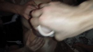 asshole dilated by a big dildo