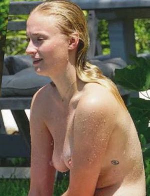 Sophie Turner topless candids photo from Public Magazine (July 2019)