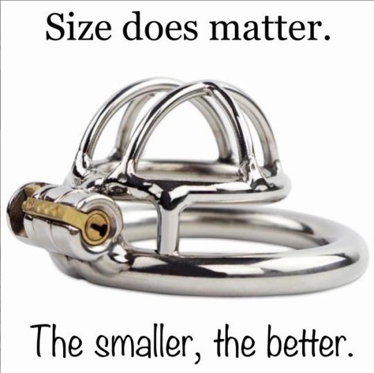 size does matter : the smaller is the better...