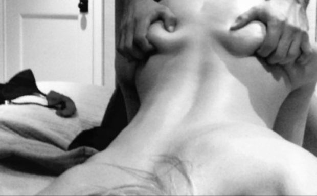 The way he grabs me to pull me back into him