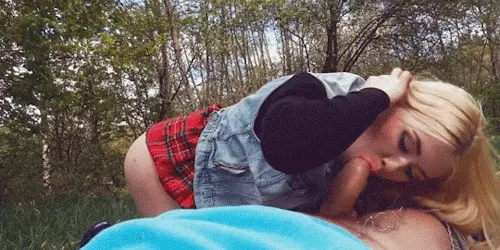 College handjob and balls licking
