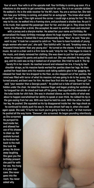 FAHADGO asked me to use his wife some more. With an ass like that, how could I say no.