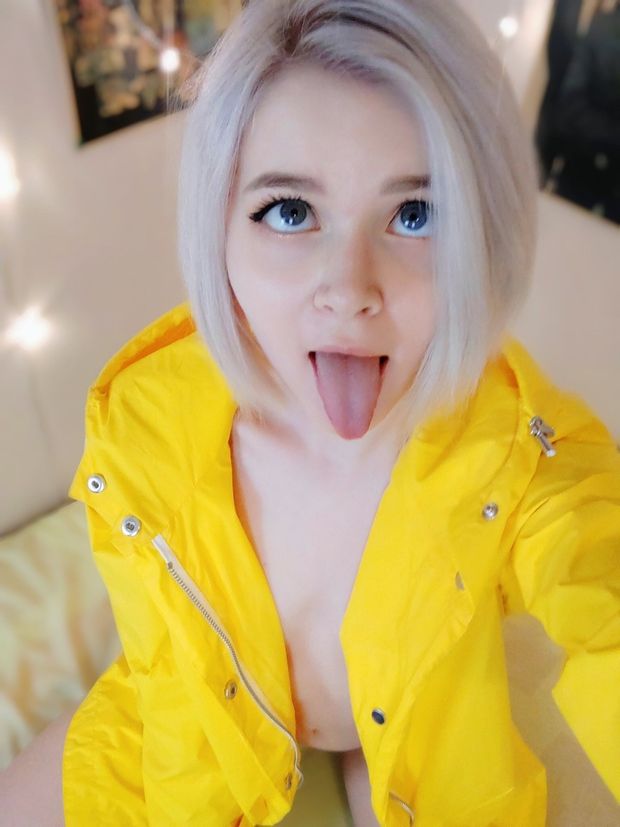 cute face tongue