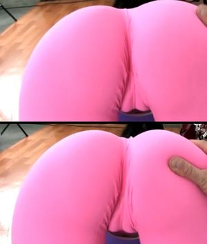 Fionas phat ass in pink leggings