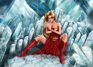 Supergirl chilly but HOT