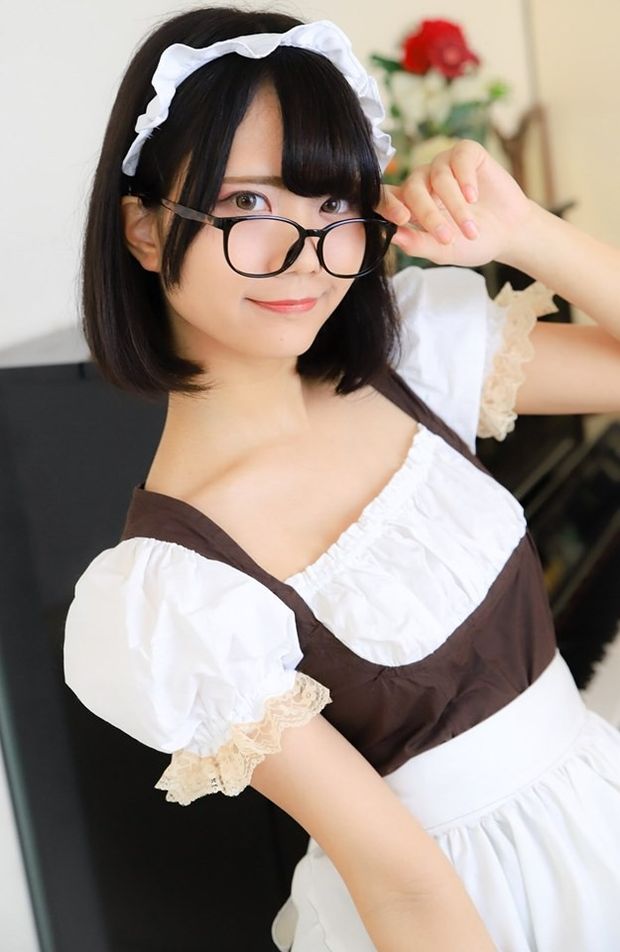 sexy asian glasses maid