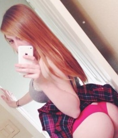 redhead busty teen NN selfie3