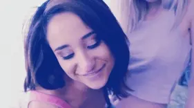 Aggressive brunette demands to be jerked off to