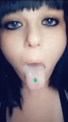 Playing with her food ;