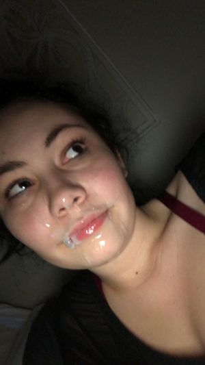 cute face with cum Lenna Lux