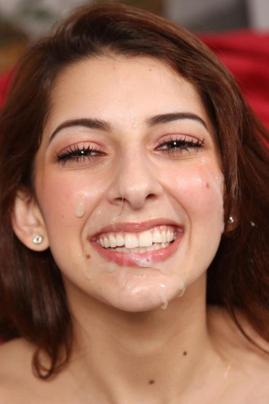 cum on face