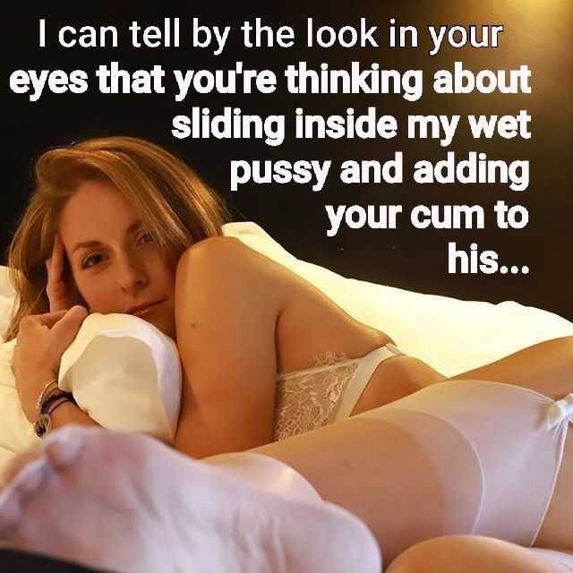stop thinking , and just slide inside..unless you like watching it drip out of me first