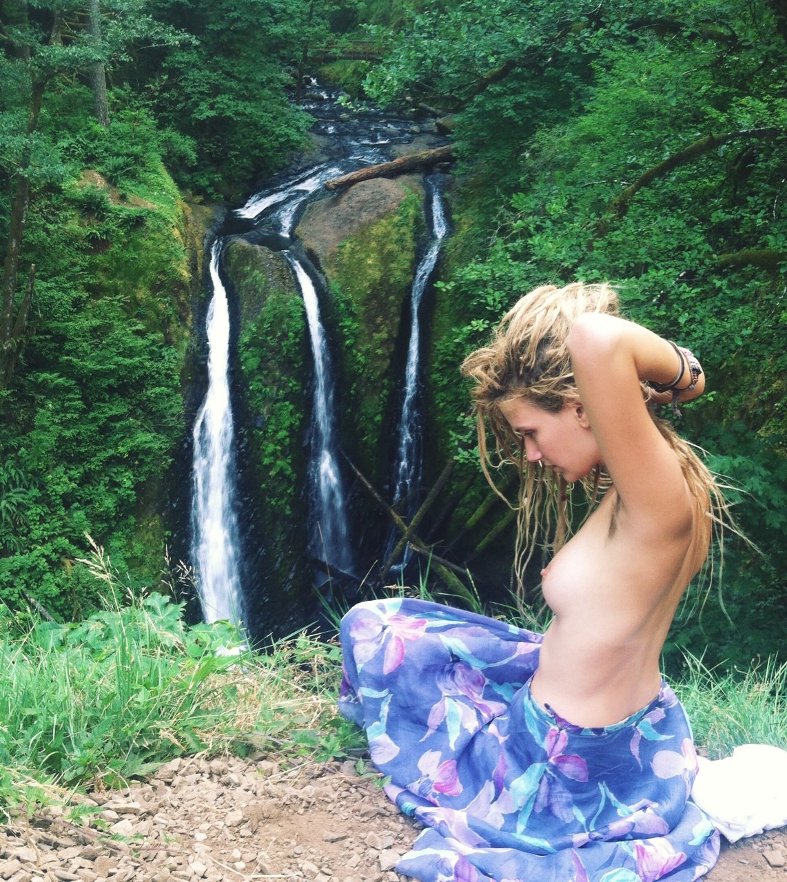 dreadlocks @ waterfall