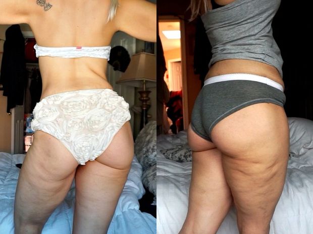 Amazing amateur saggy ass.