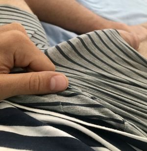 My big dick getting hard