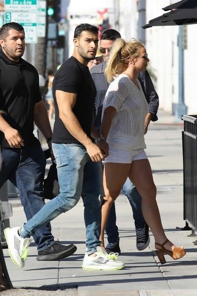 Britney Spears in a See Through Shirt in Beverly Hills - 2