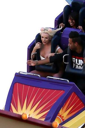 Courtney Stodden Nip Slip at Disneyland