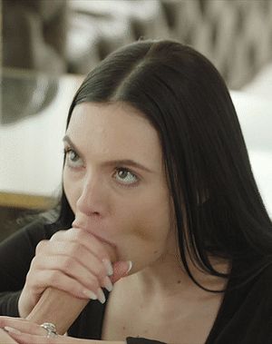 keep eye contact while she jerks you off and sucks you off