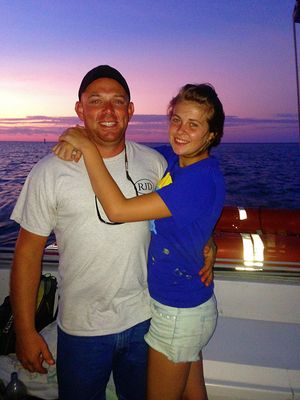 I meet this incredible beauty on the boat