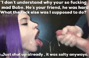 I left to get us ice water and came back 5 minutes later...