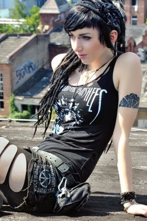 goth dreadlocks