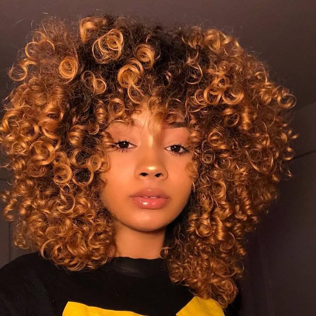 cute ebony afro