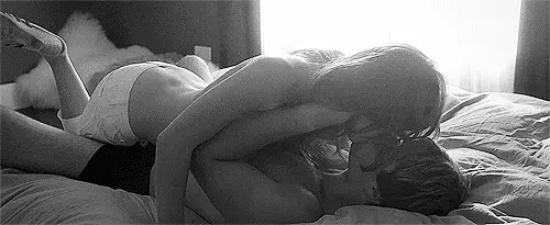Teen Couple kissing