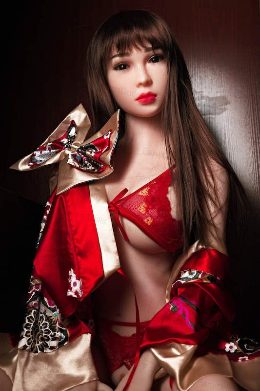 Cute Japanese Love Doll with Red Cloth