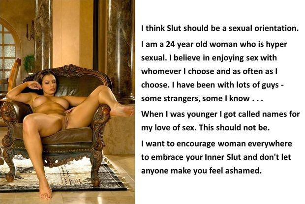 Slut should be an Orientation