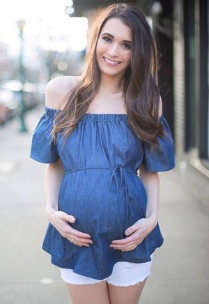 Off the shoulder beauty.