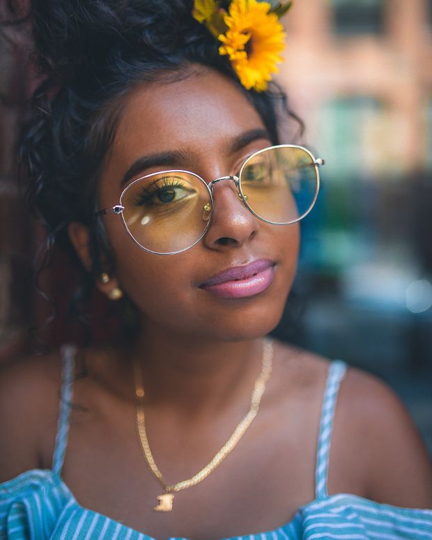 cute ebony face