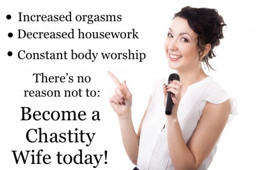 chastity captions