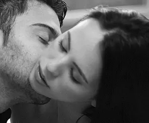 Kiss her neck!