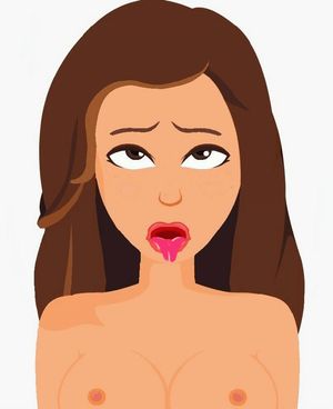 Freckled Futa masterbating